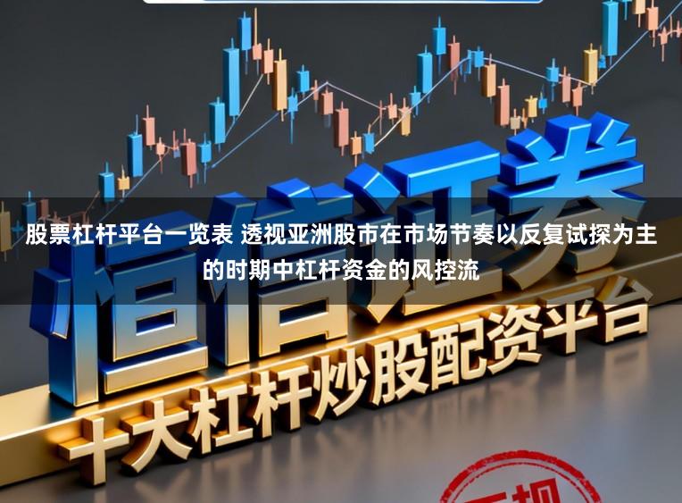 股票杠杆平台一览表 透视亚洲股市在市场节奏以反复试探为主的时期中杠杆资金的风控流