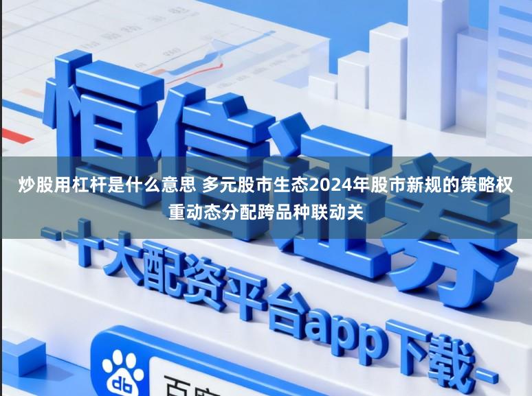 炒股用杠杆是什么意思 多元股市生态2024年股市新规的策略权重动态分配跨品种联动关