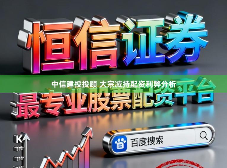 中信建投投顾 大宗减持配资利弊分析