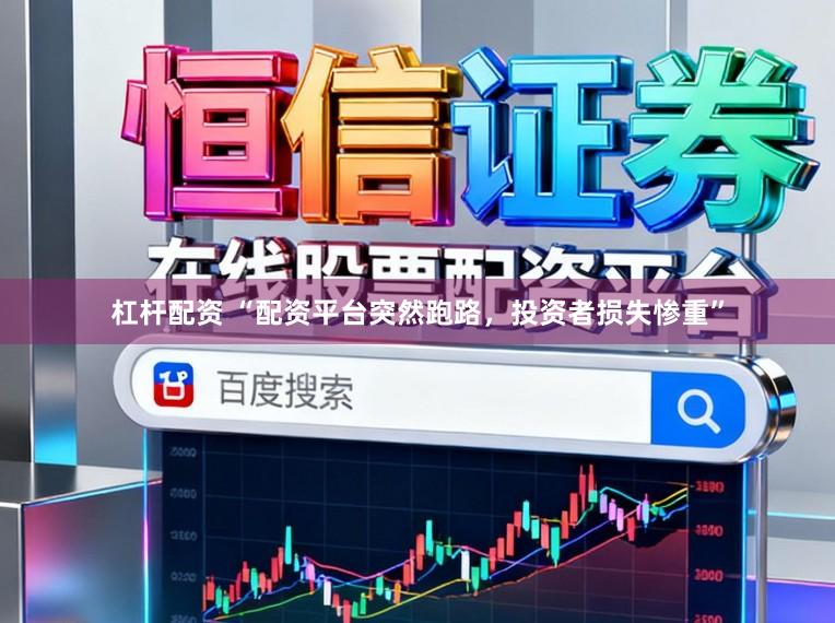 杠杆配资 “配资平台突然跑路，投资者损失惨重”