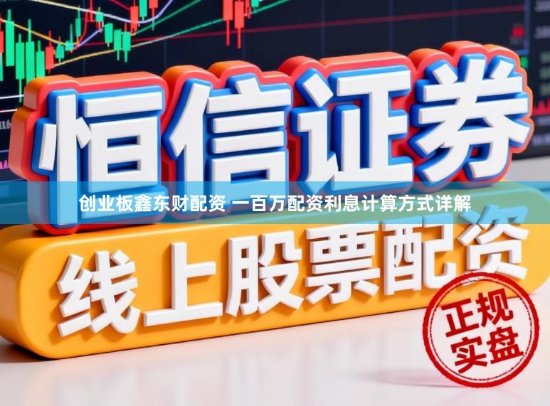 创业板鑫东财配资 一百万配资利息计算方式详解